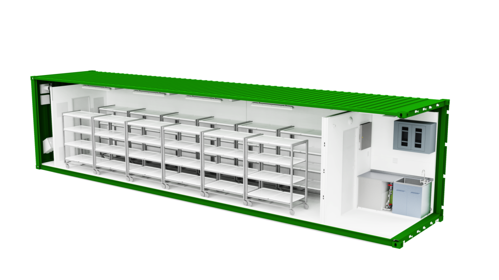 Nursery Container Farm Cultivating Success Anywhere