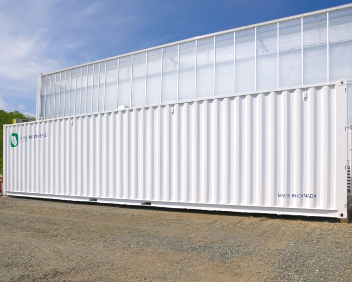 greenhouses vs container farms
